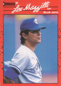 #584 Lee Mazzilli - Toronto Blue Jays - 1990 Donruss Baseball