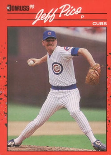 #585 Jeff Pico - Chicago Cubs - 1990 Donruss Baseball
