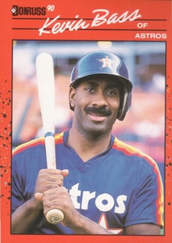#589 Kevin Bass - Houston Astros - 1990 Donruss Baseball