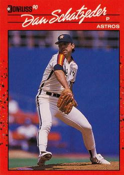 #594 Dan Schatzeder - Houston Astros - 1990 Donruss Baseball