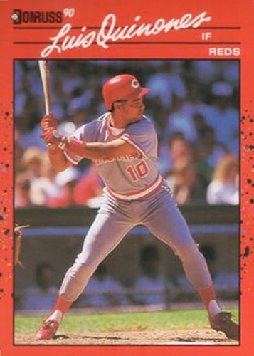 #595 Luis Quinones - Cincinnati Reds - 1990 Donruss Baseball