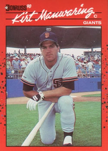#59 Kirt Manwaring - San Francisco Giants - 1990 Donruss Baseball