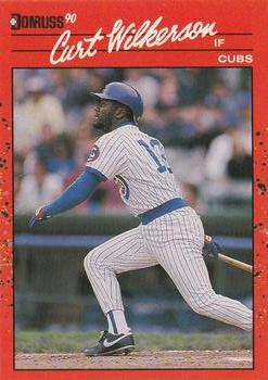 #608 Curt Wilkerson - Chicago Cubs - 1990 Donruss Baseball