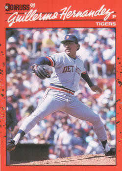 #610 Guillermo Hernandez - Detroit Tigers - 1990 Donruss Baseball