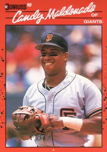 #611 Candy Maldonado - San Francisco Giants - 1990 Donruss Baseball
