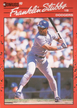 #615 Franklin Stubbs - Los Angeles Dodgers - 1990 Donruss Baseball