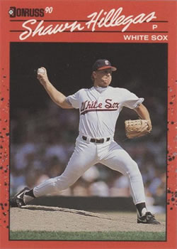 #619 Shawn Hillegas - Chicago White Sox - 1990 Donruss Baseball