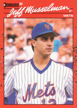 #623 Jeff Musselman - New York Mets - 1990 Donruss Baseball