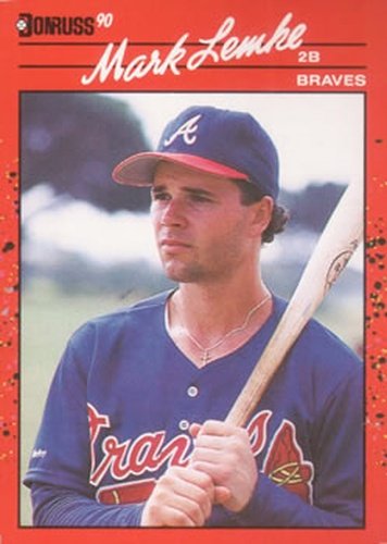 #624 Mark Lemke - Atlanta Braves - 1990 Donruss Baseball