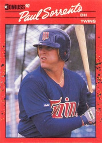 #626 Paul Sorrento - Minnesota Twins - 1990 Donruss Baseball