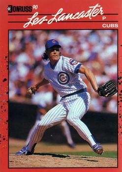 #628 Les Lancaster - Chicago Cubs - 1990 Donruss Baseball