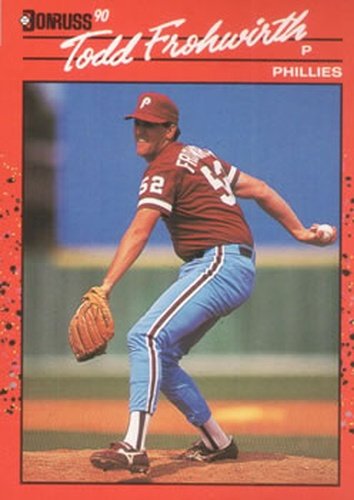 #631 Todd Frohwirth - Philadelphia Phillies - 1990 Donruss Baseball