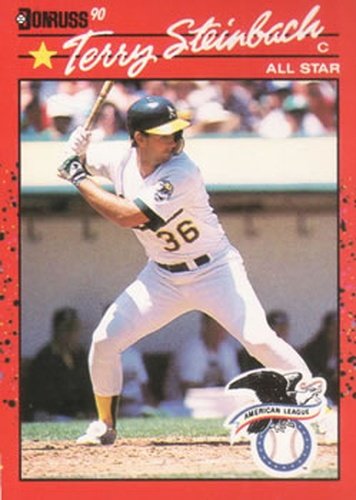 #637 Terry Steinbach - Oakland Athletics - 1990 Donruss Baseball