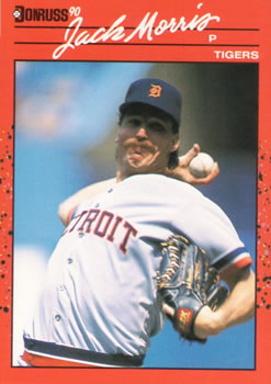 #639 Jack Morris - Detroit Tigers - 1990 Donruss Baseball