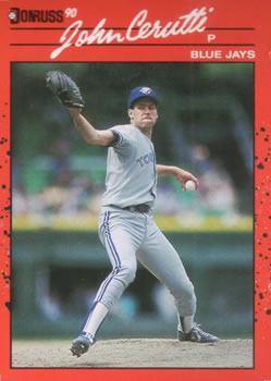 #645 John Cerutti - Toronto Blue Jays - 1990 Donruss Baseball