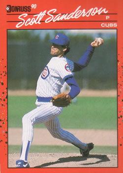 #647 Scott Sanderson - Chicago Cubs - 1990 Donruss Baseball