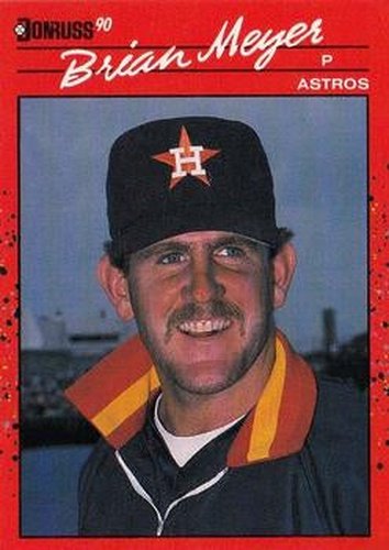 #648 Brian Meyer - Houston Astros - 1990 Donruss Baseball