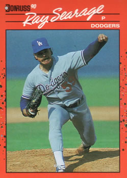 #649 Ray Searage - Los Angeles Dodgers - 1990 Donruss Baseball