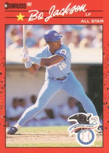 #650 Bo Jackson - Kansas City Royals - 1990 Donruss Baseball