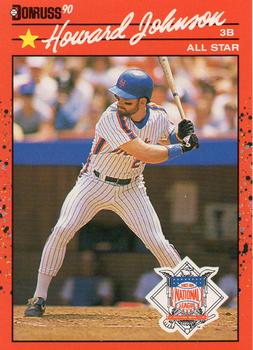 #654 Howard Johnson - New York Mets - 1990 Donruss Baseball