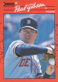 #657 Paul Gibson - Detroit Tigers - 1990 Donruss Baseball