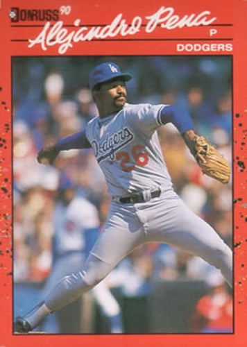 #664 Alejandro Pena - Los Angeles Dodgers - 1990 Donruss Baseball