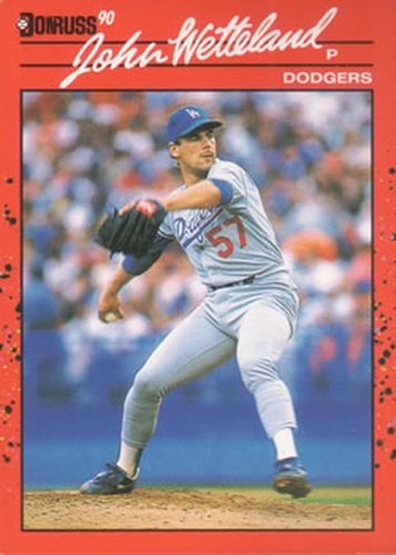 #671 John Wetteland - Los Angeles Dodgers - 1990 Donruss Baseball