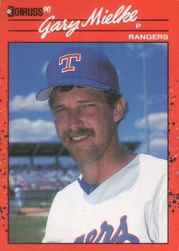 #679 Gary Mielke - Texas Rangers - 1990 Donruss Baseball