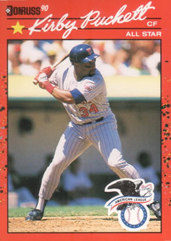 #683 Kirby Puckett - Minnesota Twins - 1990 Donruss Baseball