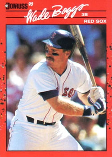 #68 Wade Boggs - Boston Red Sox - 1990 Donruss Baseball