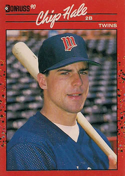 #690 Chip Hale - Minnesota Twins - 1990 Donruss Baseball