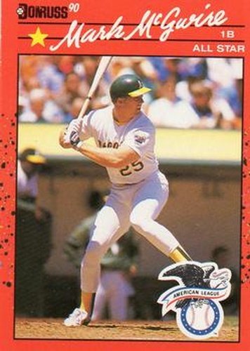 #697 Mark McGwire - Oakland Athletics - 1990 Donruss Baseball