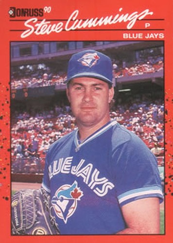 #698 Steve Cummings - Toronto Blue Jays - 1990 Donruss Baseball