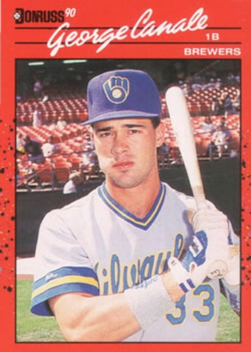#699 George Canale - Milwaukee Brewers - 1990 Donruss Baseball