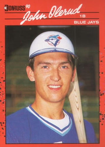 #711 John Olerud - Toronto Blue Jays - 1990 Donruss Baseball