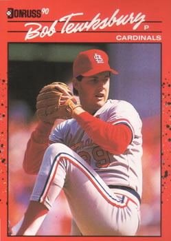 #714 Bob Tewksbury - St. Louis Cardinals - 1990 Donruss Baseball