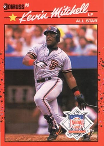 #715 Kevin Mitchell - San Francisco Giants - 1990 Donruss Baseball