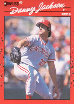 #80 Danny Jackson - Cincinnati Reds - 1990 Donruss Baseball