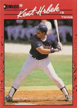 #81 Kent Hrbek - Minnesota Twins - 1990 Donruss Baseball