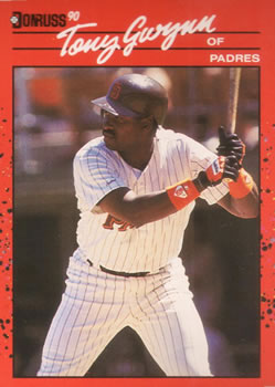 #86 Tony Gwynn - San Diego Padres - 1990 Donruss Baseball