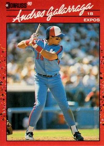 #97 Andres Galarraga - Montreal Expos - 1990 Donruss Baseball