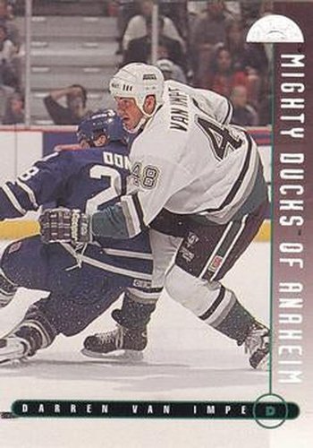 #138 Darren Van Impe - Anaheim Mighty Ducks - 1995-96 Leaf Hockey