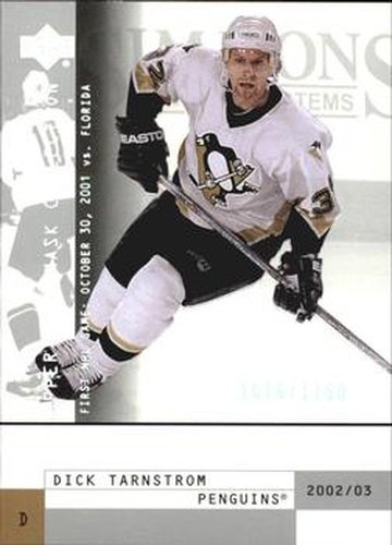 #138 Dick Tarnstrom - Pittsburgh Penguins - 2002-03 Upper Deck Mask Collection Hockey