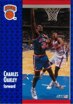 #138 Charles Oakley - New York Knicks - 1991-92 Fleer Basketball