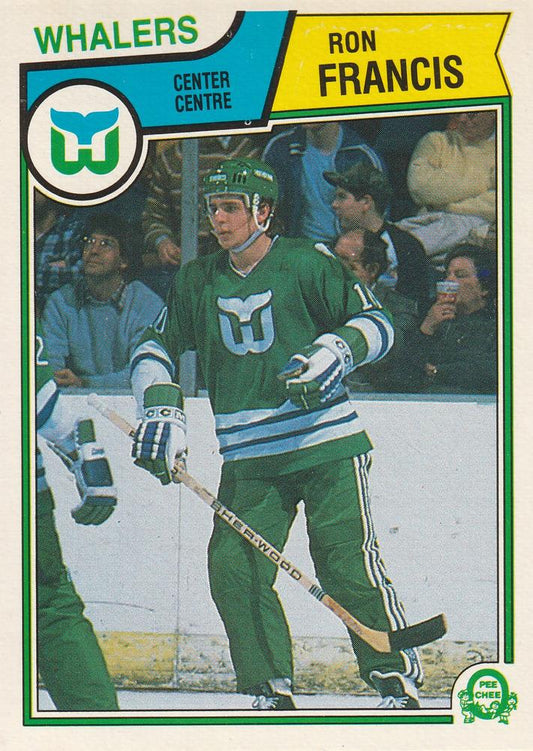 #138 Ron Francis - Hartford Whalers - 1983-84 O-Pee-Chee Hockey