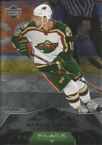 #138 Marian Gaborik - Minnesota Wild - 2007-08 Upper Deck Black Diamond Hockey