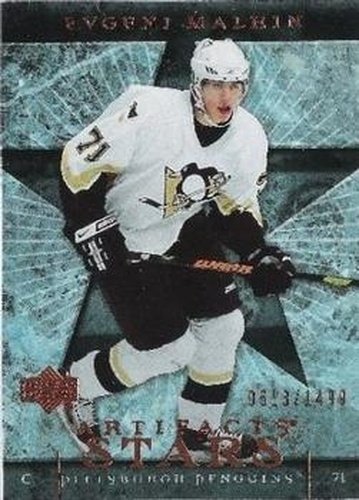 #138 Evgeni Malkin - Pittsburgh Penguins - 2007-08 Upper Deck Artifacts Hockey