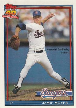 #138 Jamie Moyer - St. Louis Cardinals - 1991 O-Pee-Chee Baseball