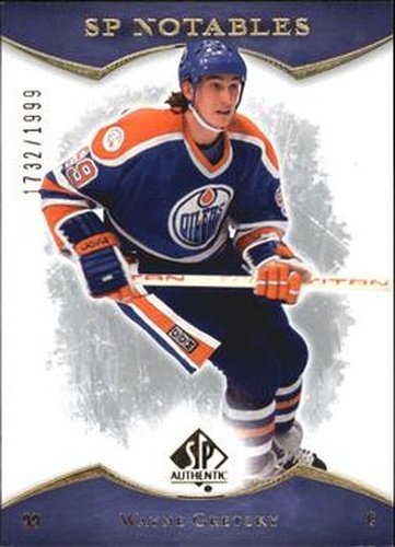 #138 Wayne Gretzky - Edmonton Oilers - 2007-08 SP Authentic Hockey