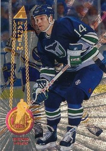 #138 Paul Ranheim - Hartford Whalers - 1994-95 Pinnacle Hockey - Rink Collection